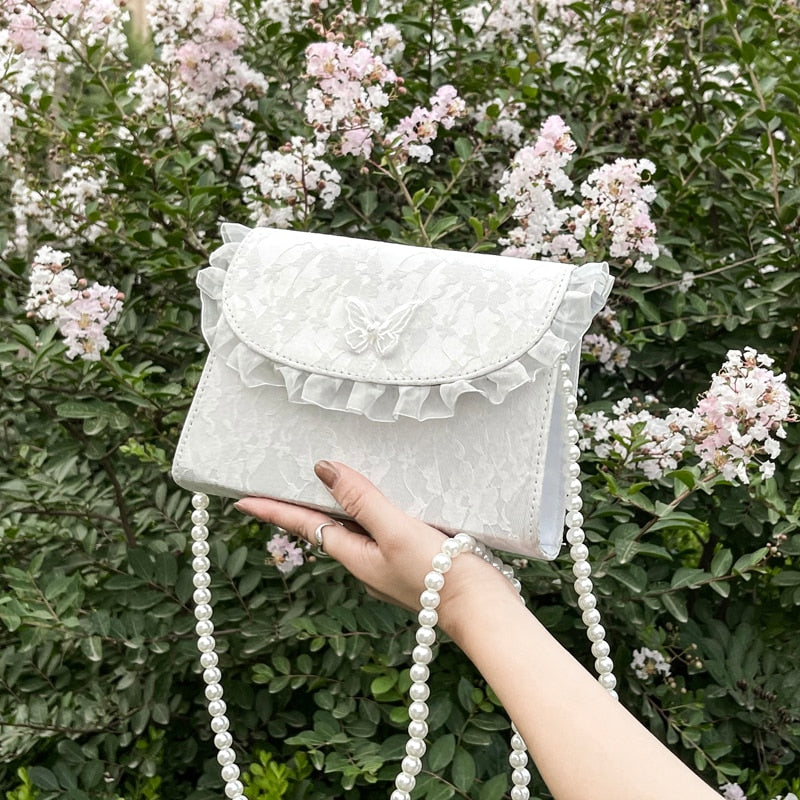 Lattice Lace Classic Sling Bag